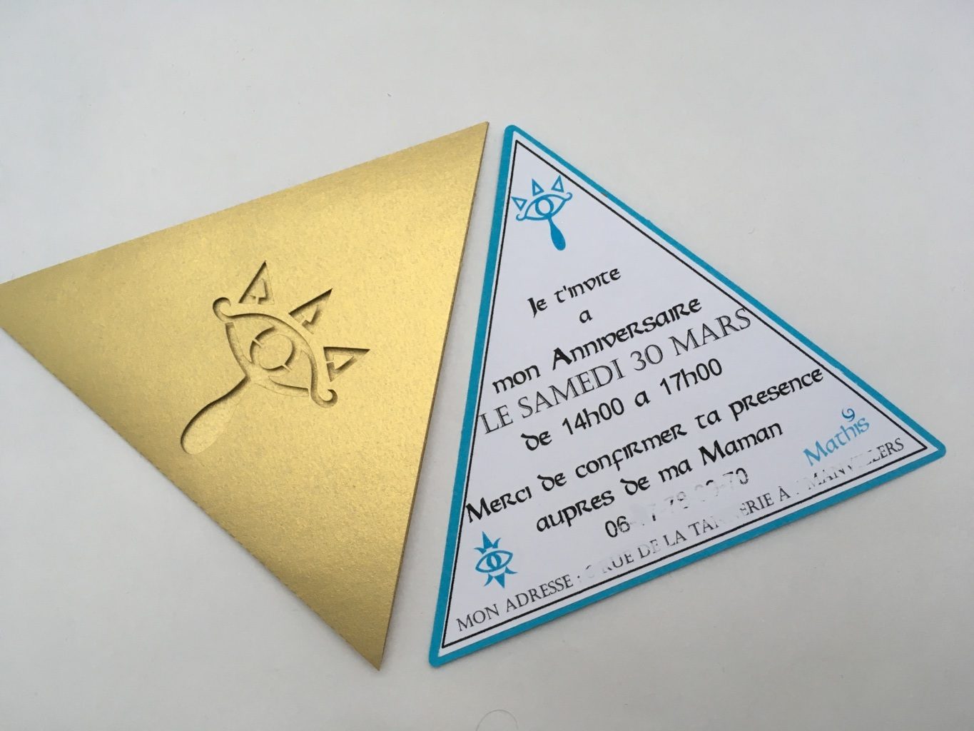 Invitation Pour Un Anniversaire Zelda Chezlesz Fr