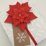 rose de noël papier