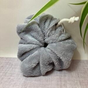 fleur de douche lavable gris souris