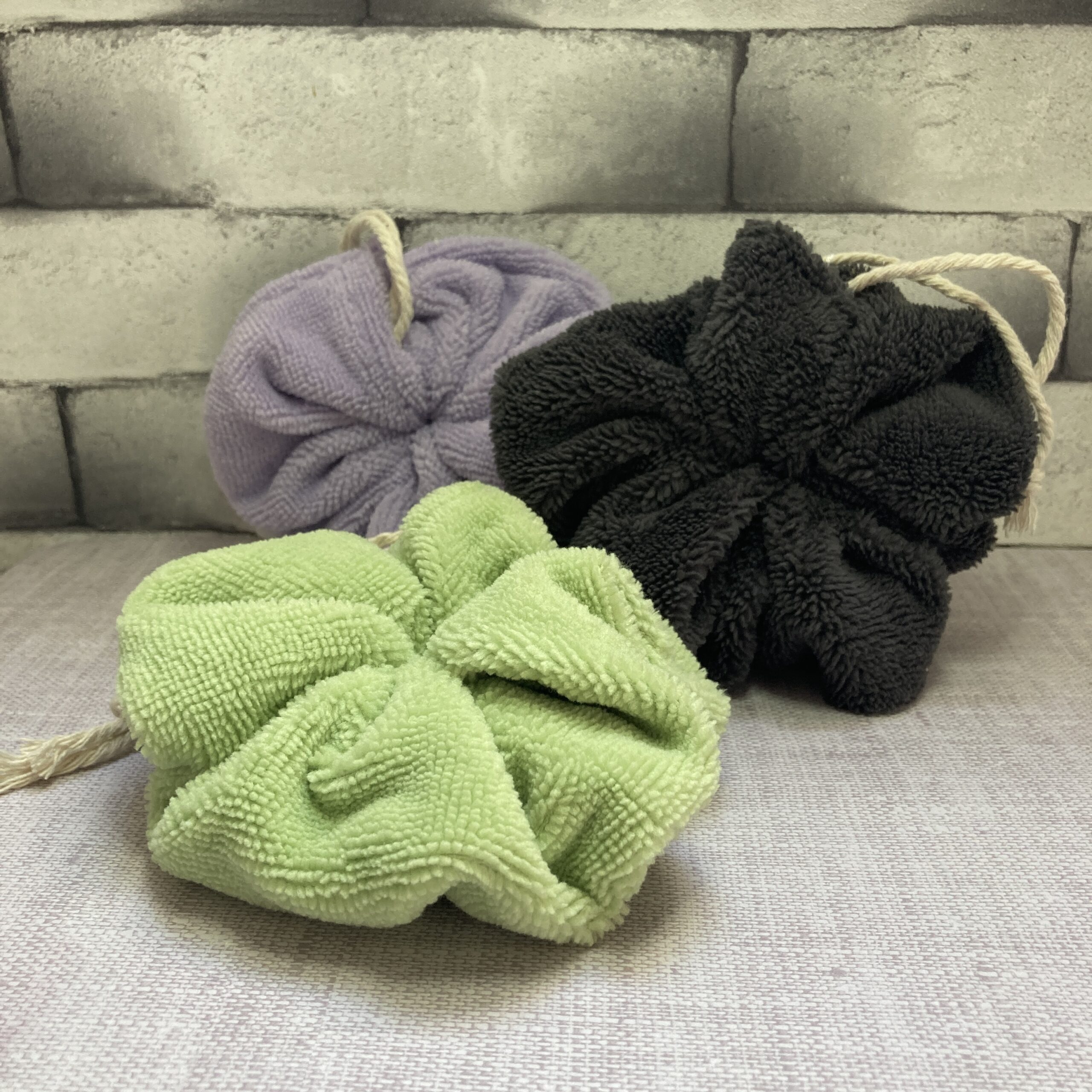 fleur de douche lavable en bambou