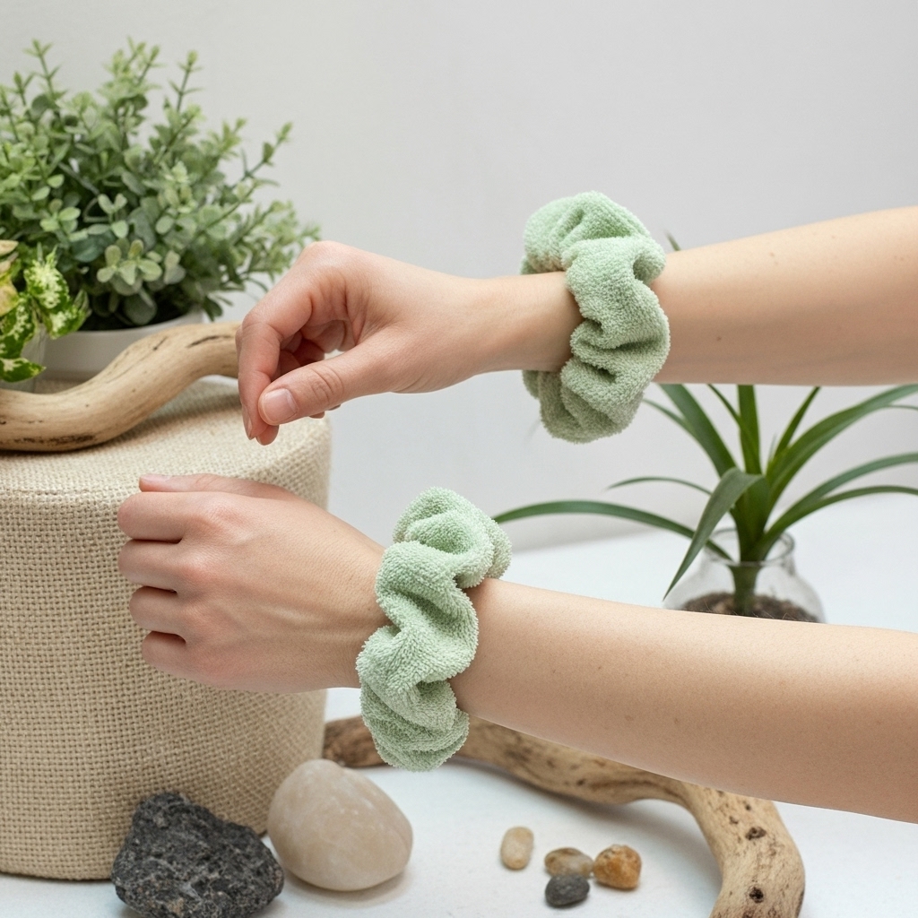 chouchous de poignets vert prairie