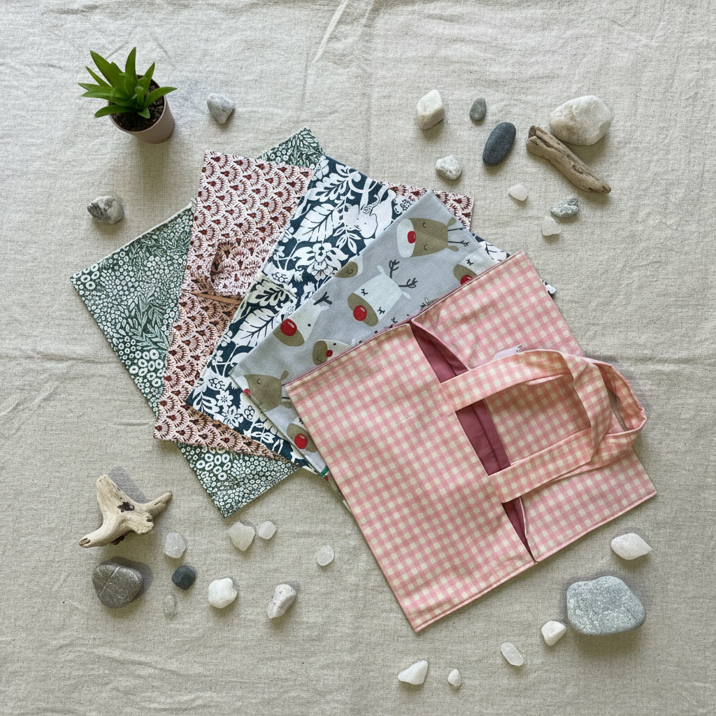 sac a tarte en tissu de coton